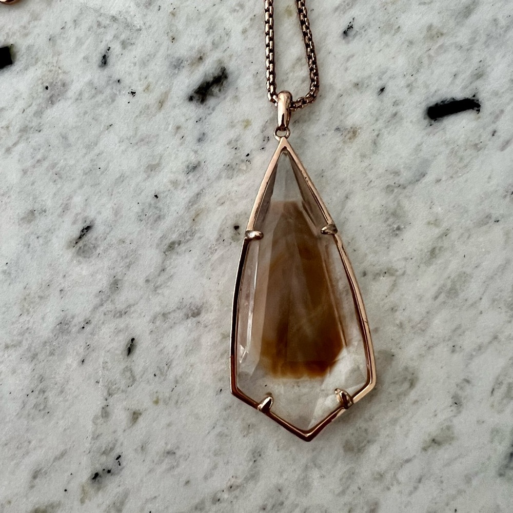 Kendra Scott Rose Gold Necklace